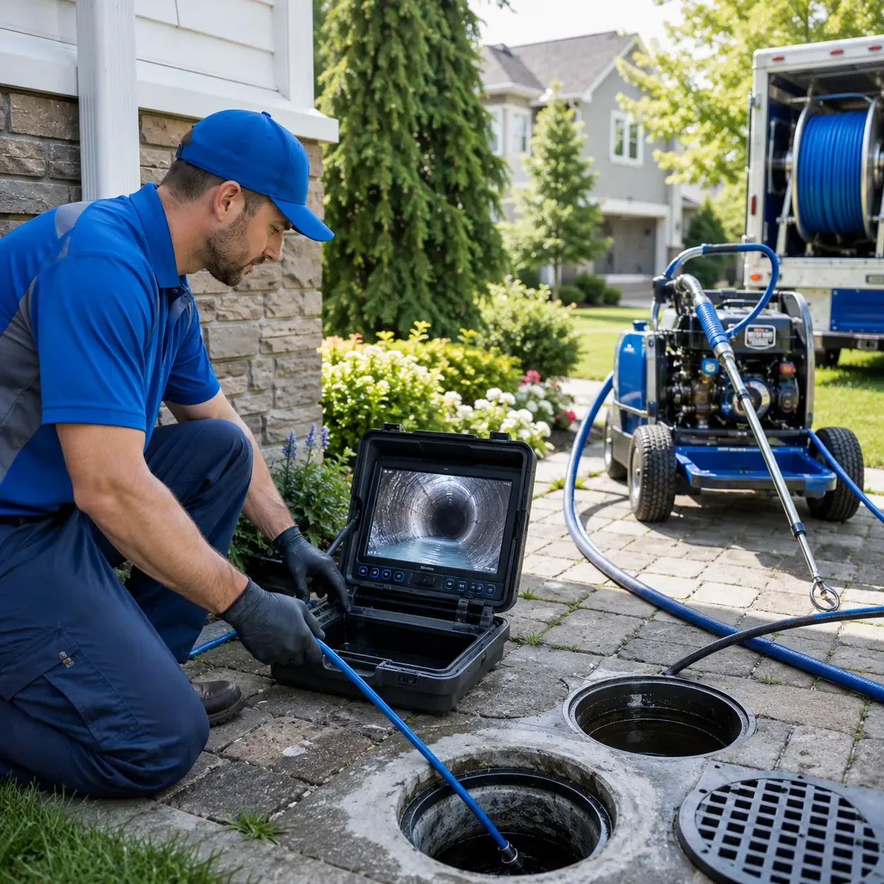 Outdoor drain cleaning professionals serving Lakeland, GA